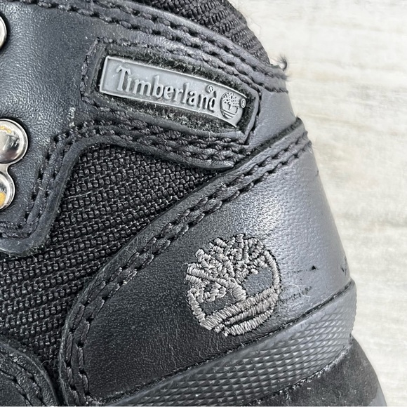 Timberland Toddler Kids Euro Hiker Lace Up Boots Size 4 In Black - Picture 7 of 12